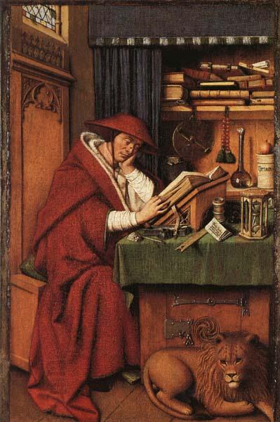 Jan Van Eyck Hl.Hieronymus oil painting picture